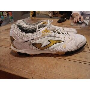EUC White/Gold Joma Football Soccer Astro Mens US 11 (Worn Once)